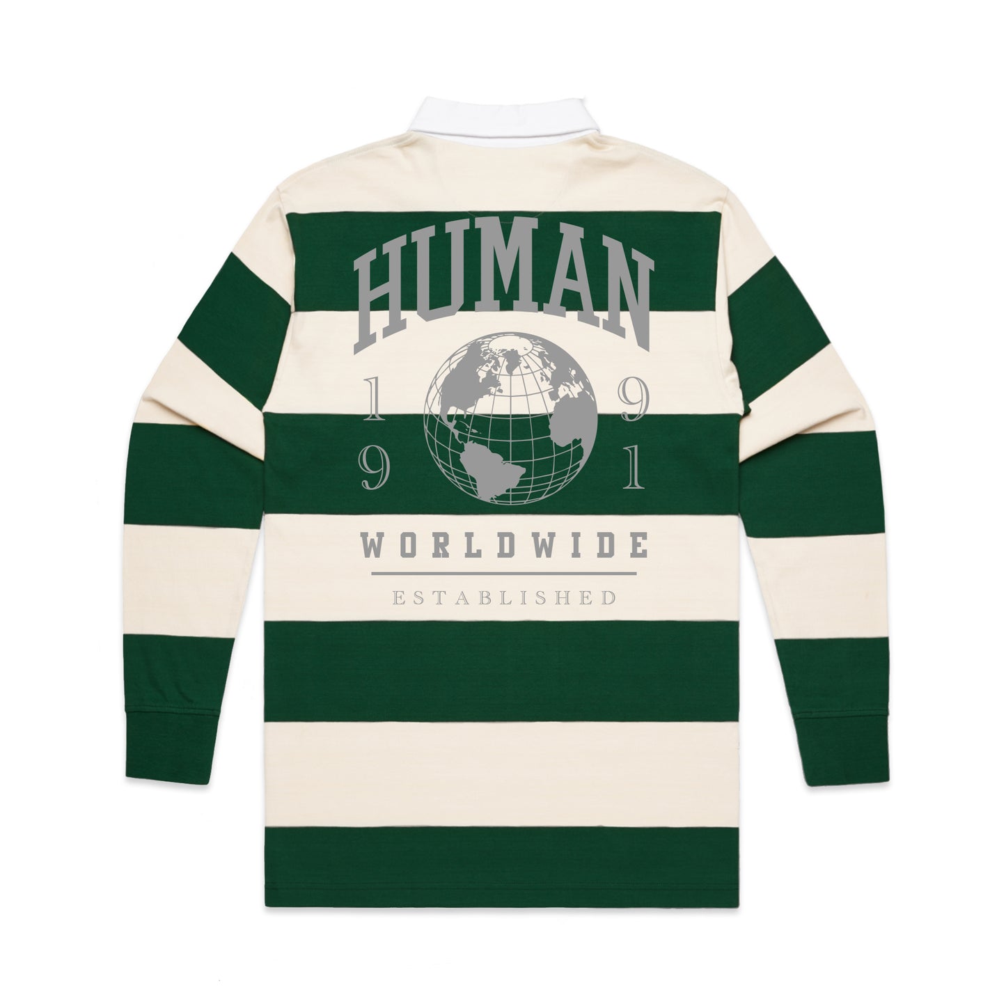 Human Striped Rugby Shirt