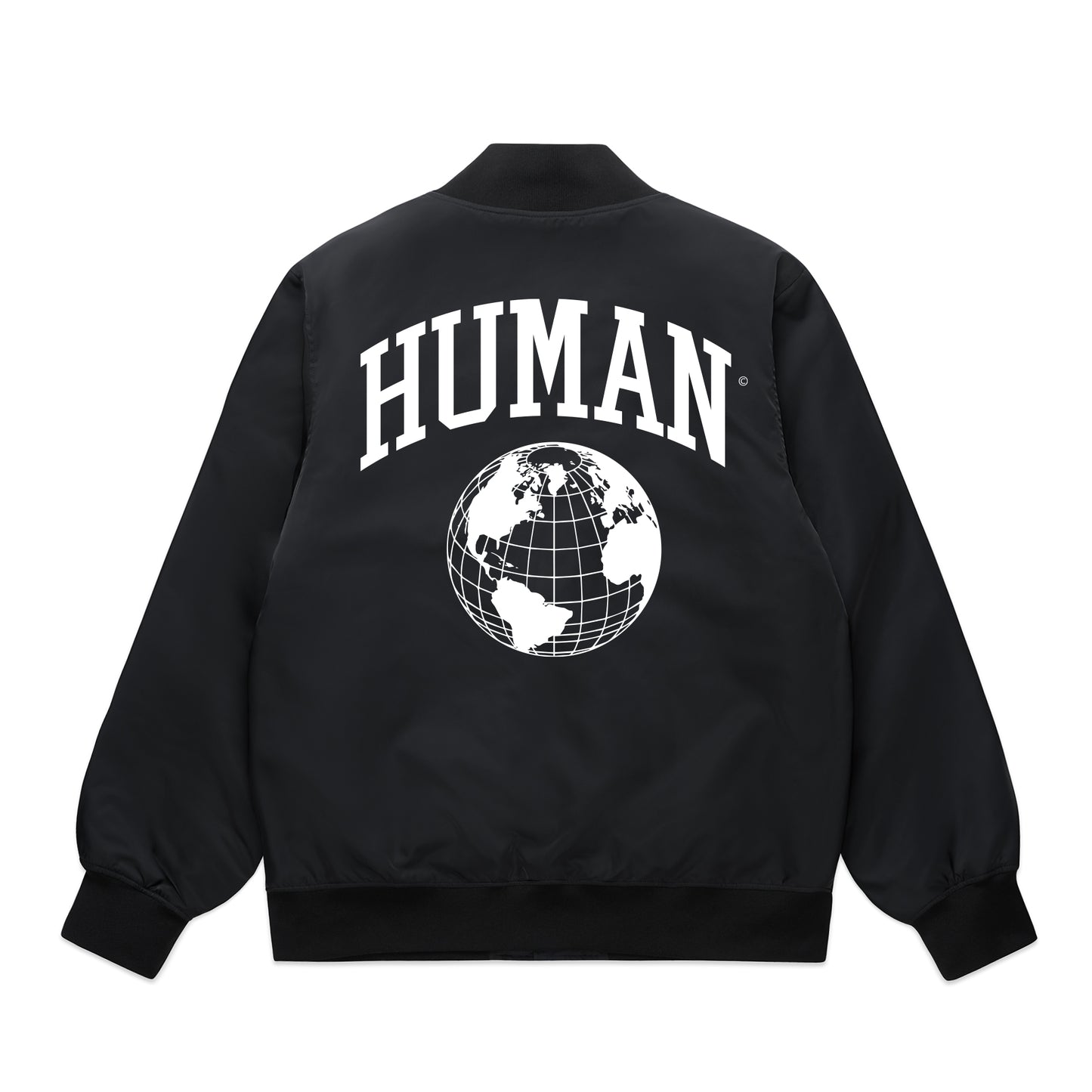 Human College Bomber Jacket Solid