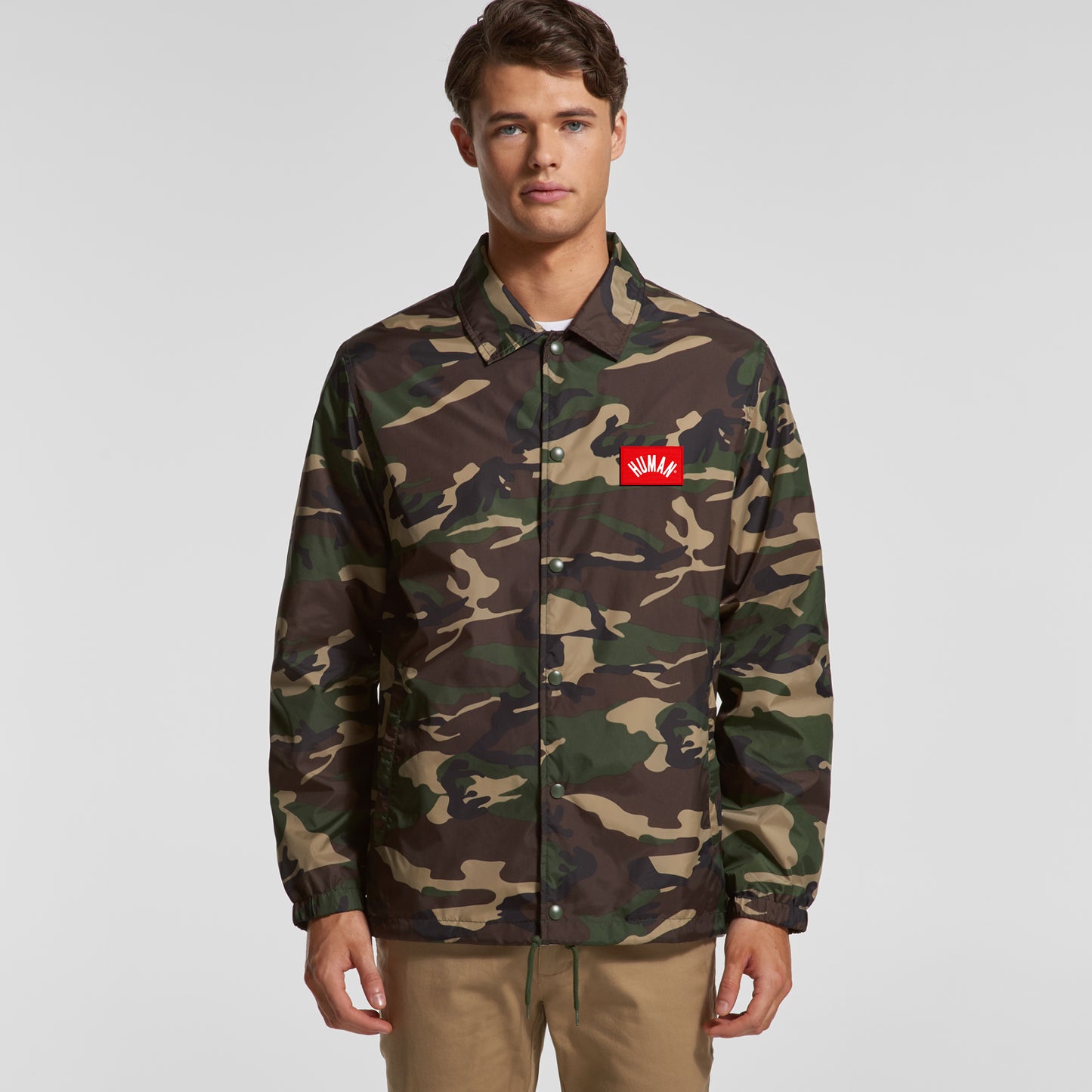 Human Camo Coach Jacket
