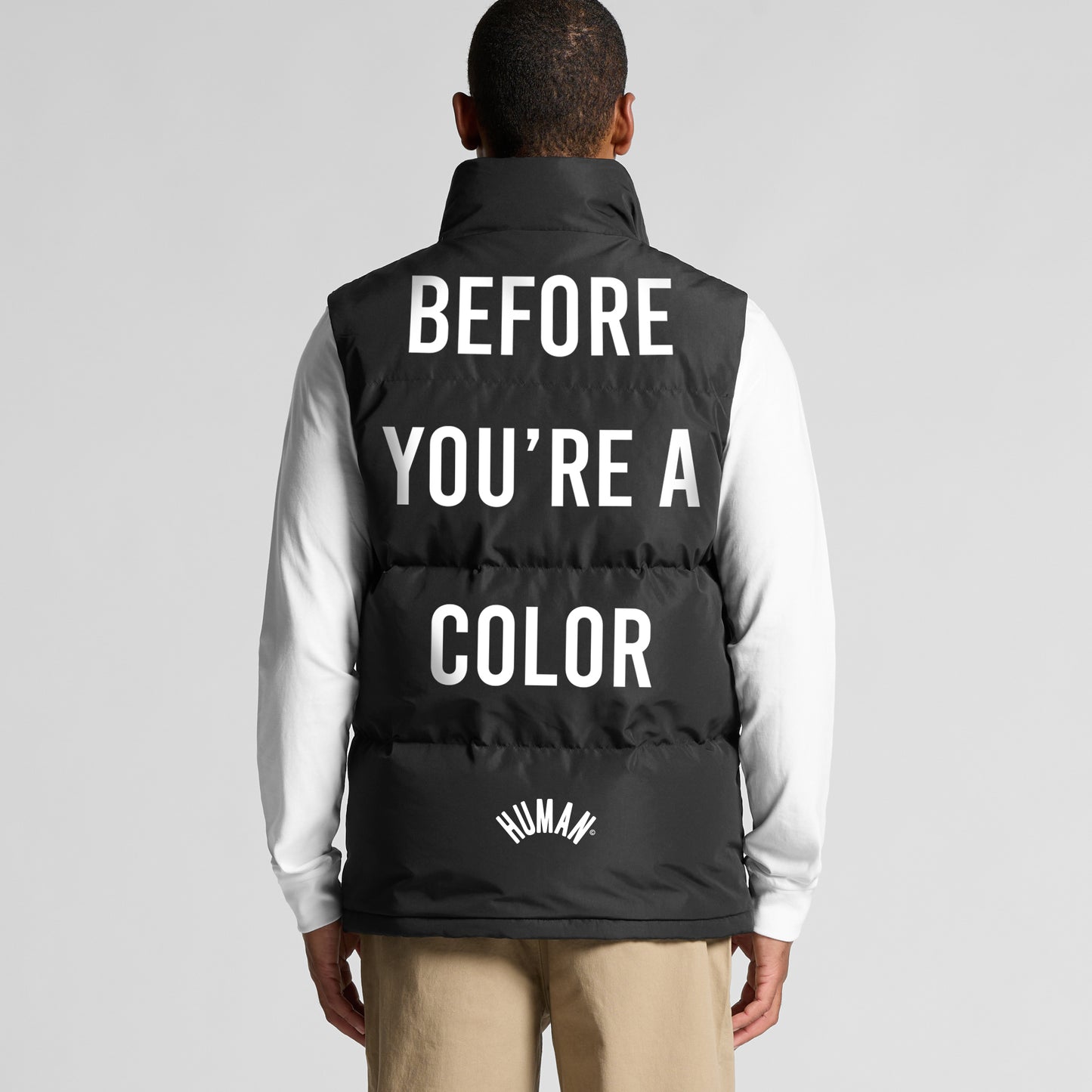 Human Puffer Vest