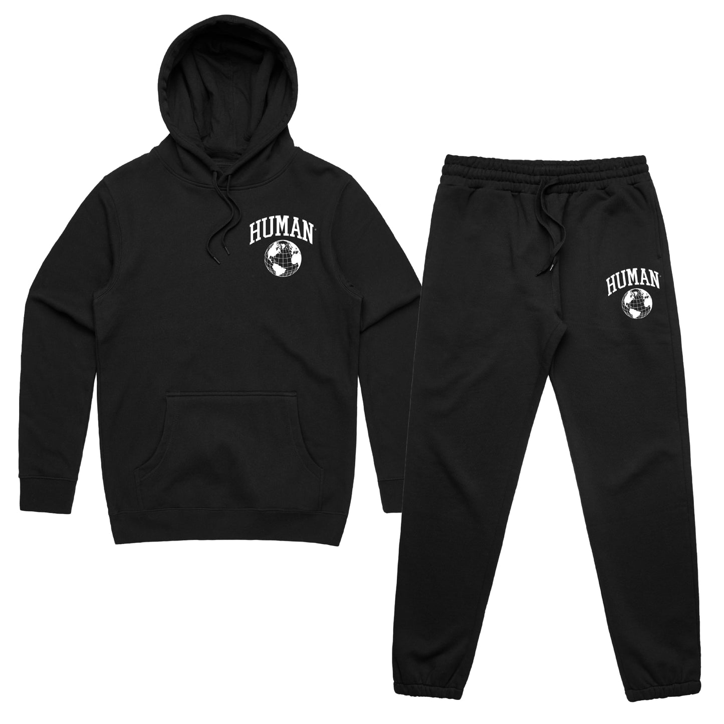 Human Stencil Sweatsuit Set