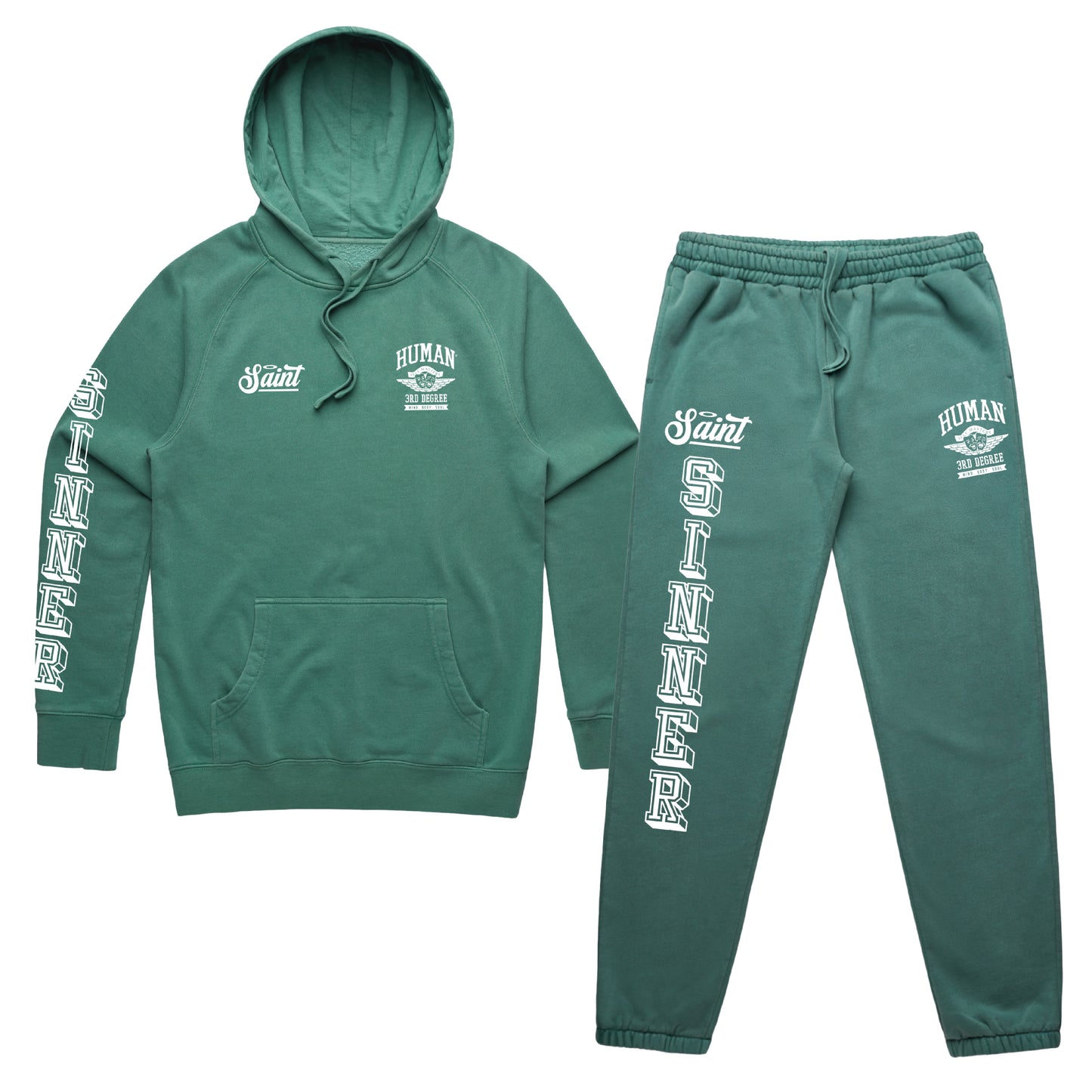 Human Faded Sweatsuit Set
