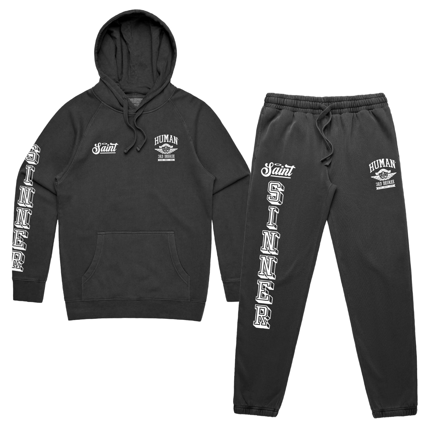 Human Faded Sweatsuit Set