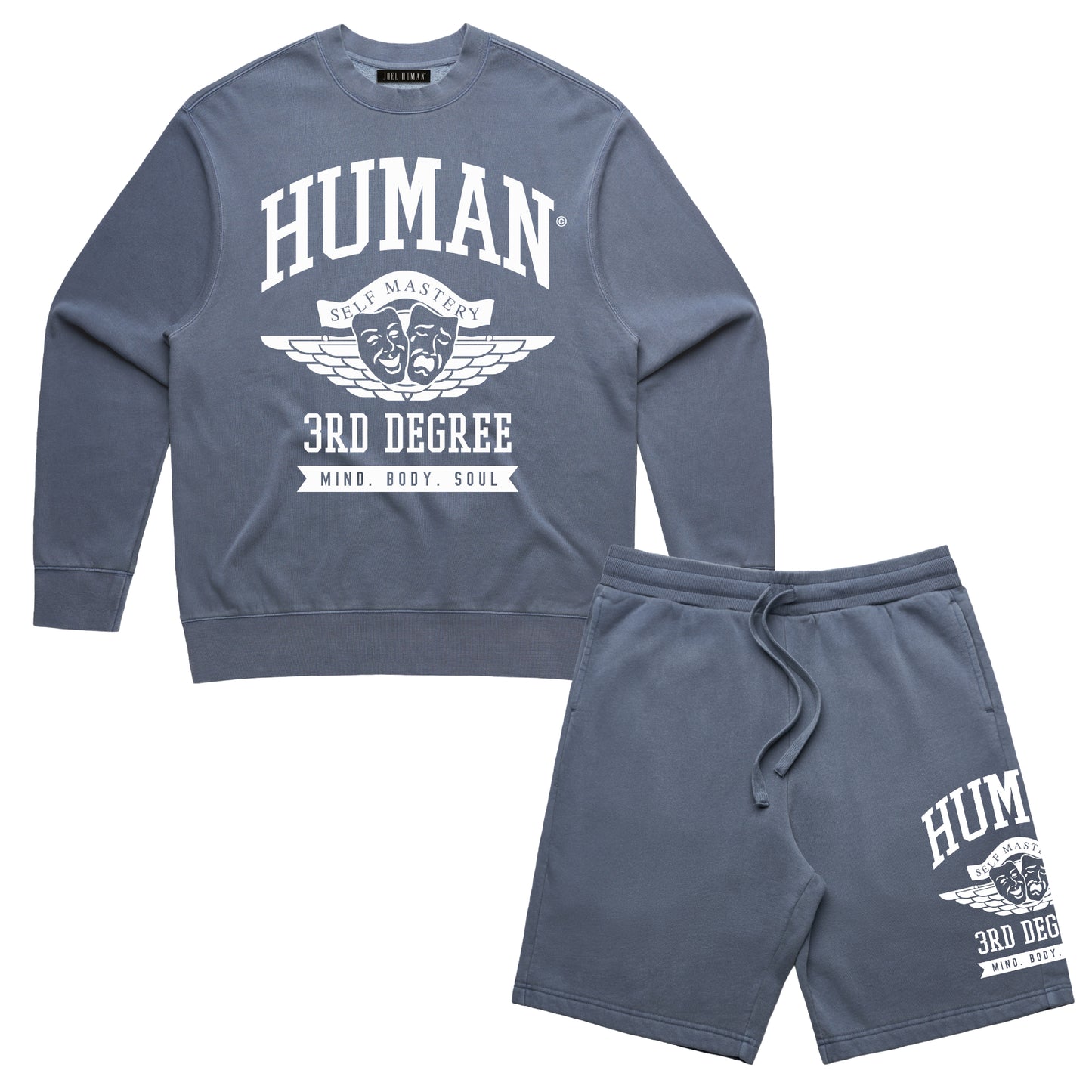 Human Faded Short Set