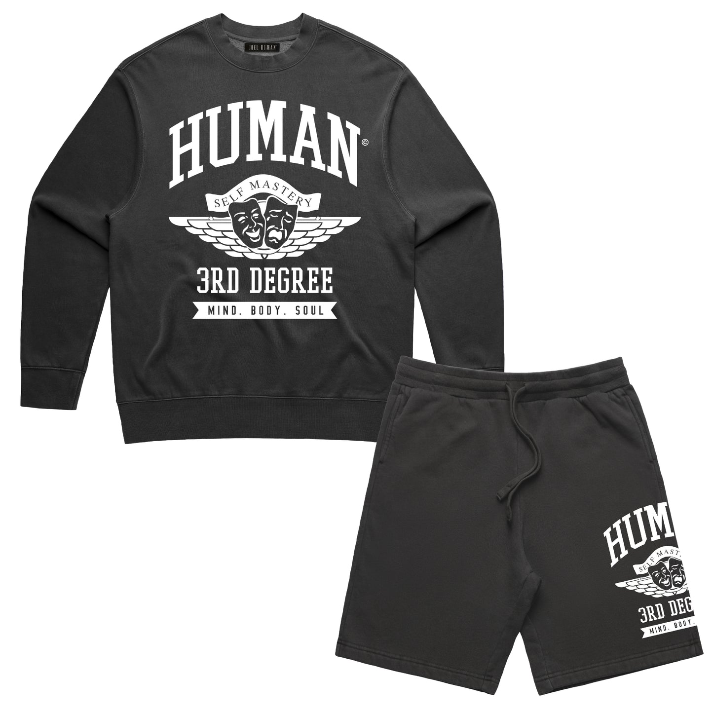 Human Faded Short Set