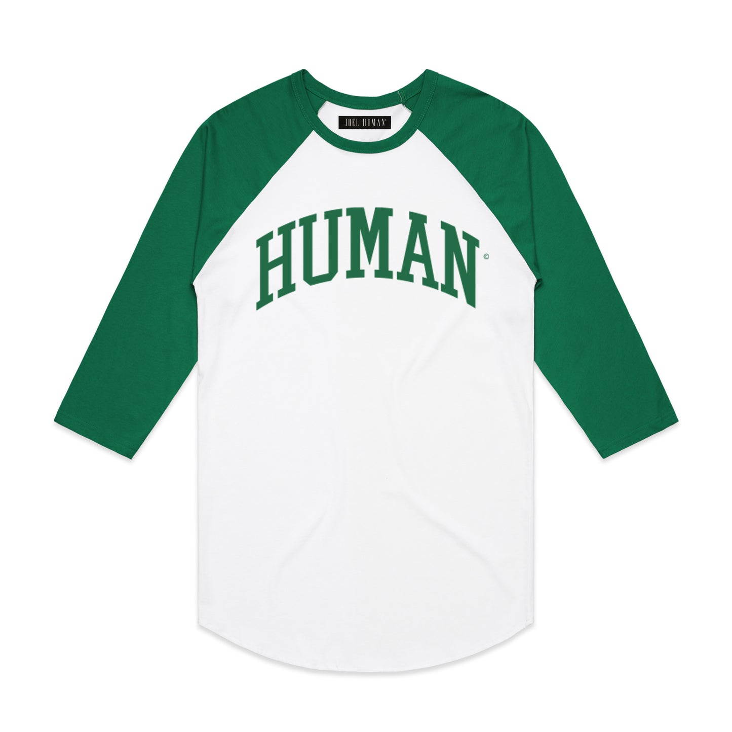 Camiseta raglán humana