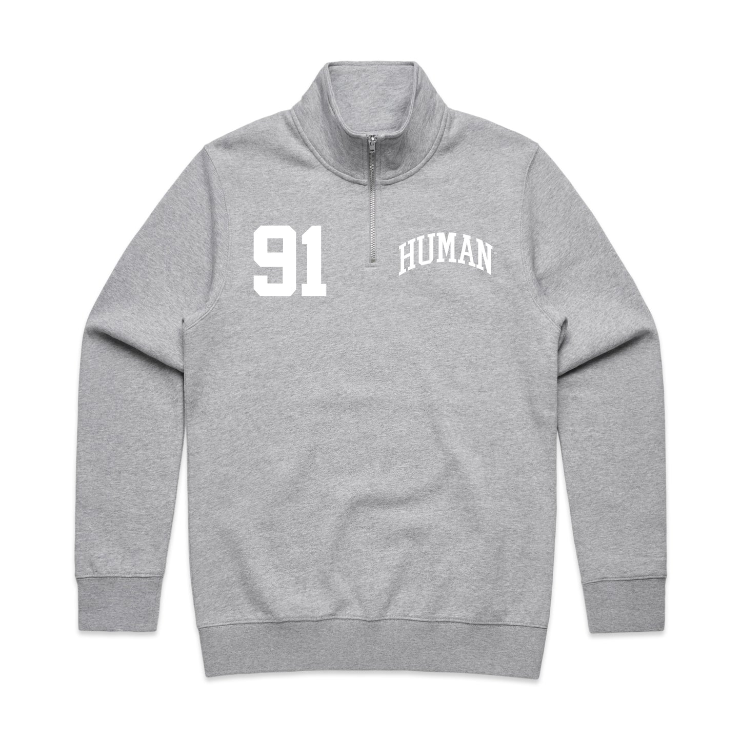 Human Half Zip Crewneck