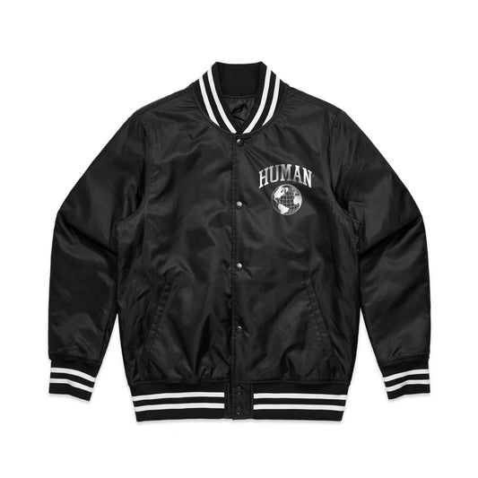 Human College Bomber Jacket Striped