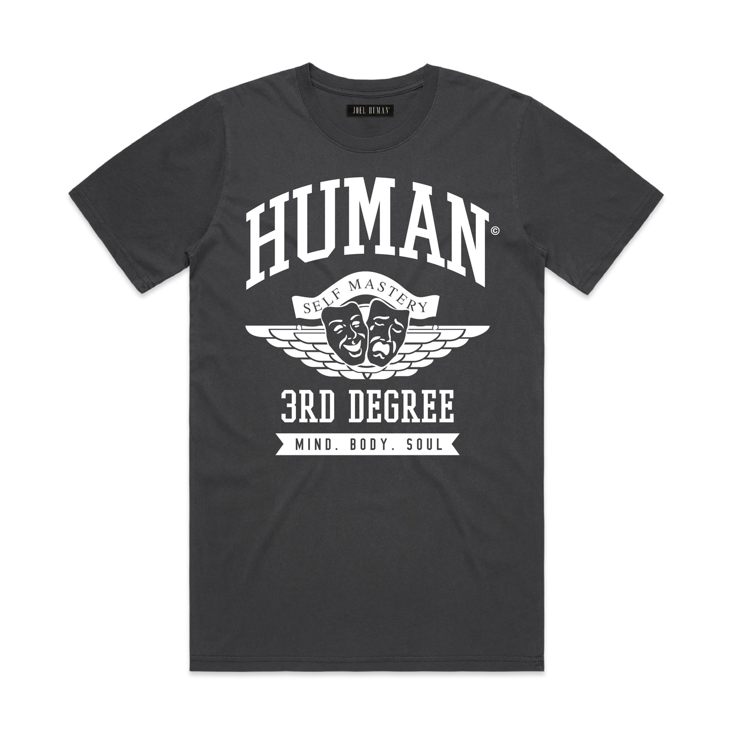 Camiseta humana descolorida